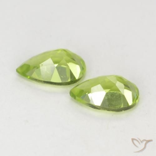 Peridot Gemstones in 6 x 4 mm (calibrated) Size for Sale, Peridot Stones in Lively Yellowish Green Color