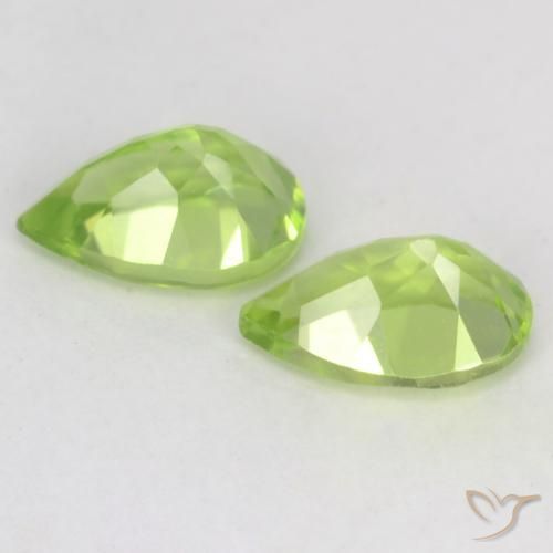 Peridot Gemstones in 6 x 4 mm (calibrated) Size for Sale, Peridot Stones in Light Lively Green Color