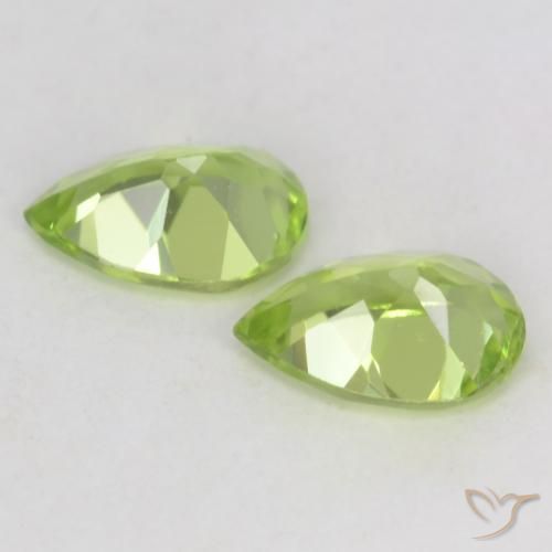 Peridot Gemstones in 6 x 4 mm (calibrated) Size for Sale, Peridot Stones in Light Lively Green Color