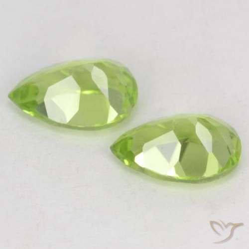 Peridot Gemstones in 6.1 x 4.2 mm Size for Sale, Peridot Stones in Light Lively Green Color