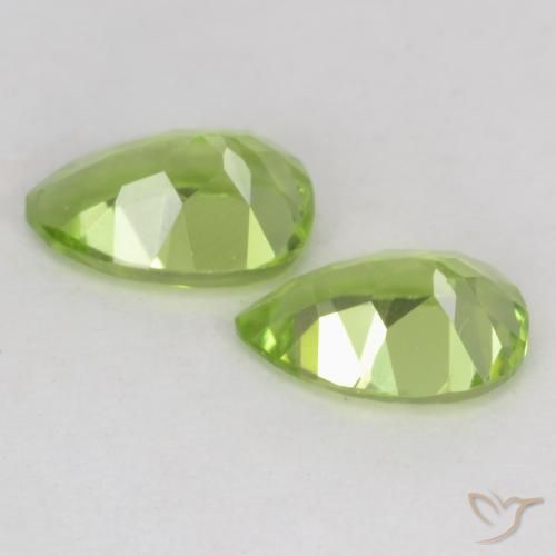 Peridot Gemstones in 6 x 4 mm (calibrated) Size for Sale, Peridot Stones in Light Lively Green Color