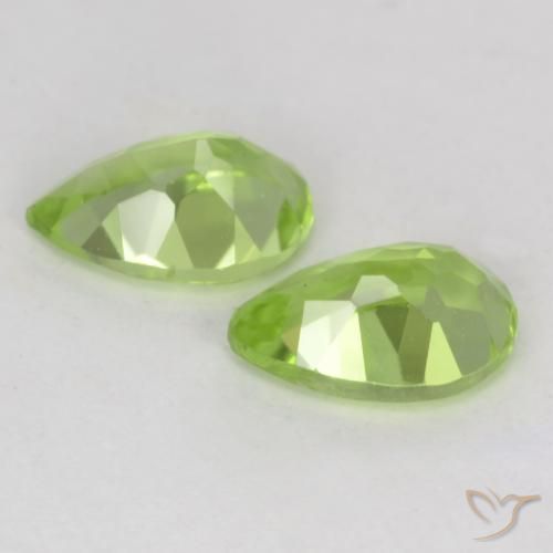 Peridot Gemstones in 6 x 4 mm (calibrated) Size for Sale, Peridot Stones in Light Lively Green Color
