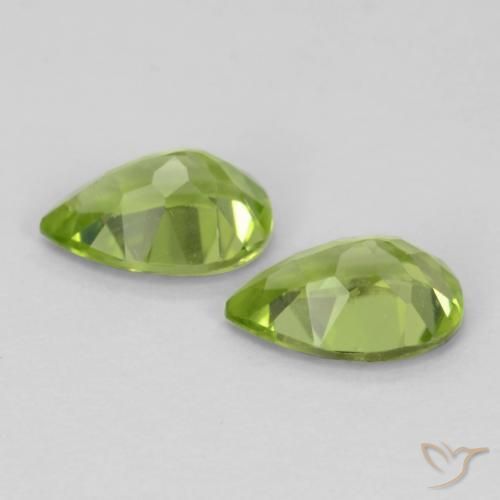Peridot Gemstones in 6 x 4 mm (calibrated) Size for Sale, Peridot Stones in Medium Green Color