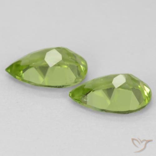 Peridot Gemstones in 6 x 4 mm (calibrated) Size for Sale, Peridot Stones in Medium Green Color