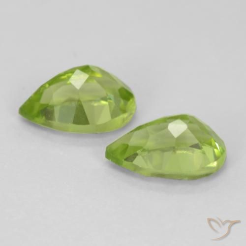 Peridot Gemstones in 6 x 4 mm (calibrated) Size for Sale, Peridot Stones in Light Lively Green Color