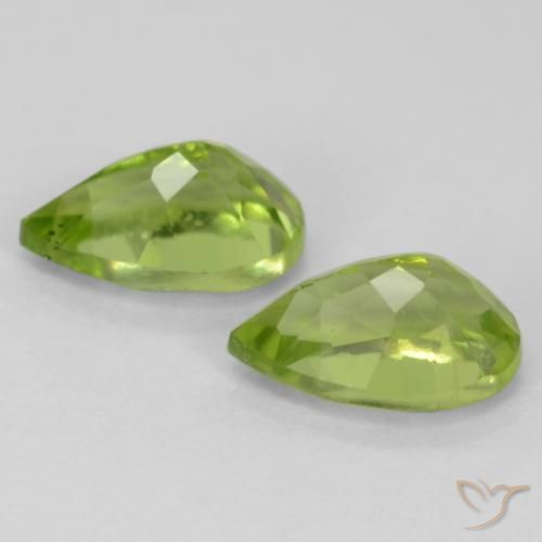 Peridot Gemstones in 6 x 4 mm (calibrated) Size for Sale, Peridot Stones in Light Lively Green Color