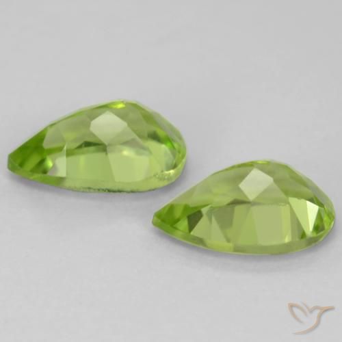 Peridot Gemstones in 6 x 4 mm (calibrated) Size for Sale, Peridot Stones in Light Lively Green Color