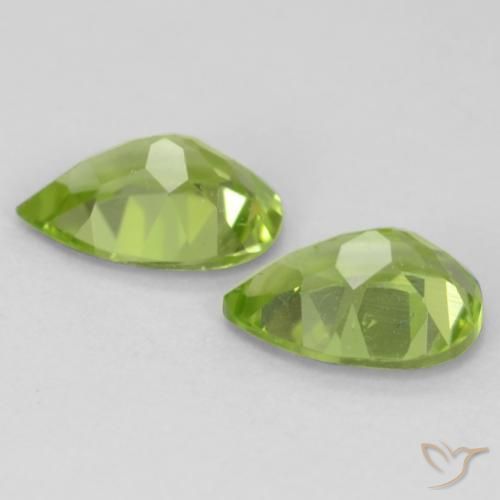 Peridot Gemstones in 6 x 4 mm (calibrated) Size for Sale, Peridot Stones in Light Lively Green Color