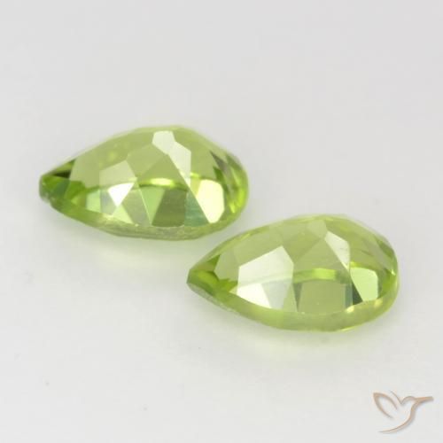 Peridot Gemstones in 6 x 4 mm (calibrated) Size for Sale, Peridot Stones in Light Lively Green Color