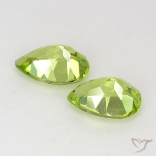 Peridot Gemstones in 6 x 4 mm (calibrated) Size for Sale, Peridot Stones in Light Lively Green Color