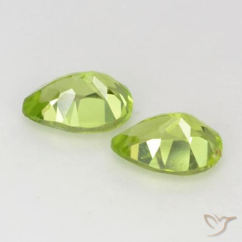 Peridot Gemstones in 6 x 4 mm (calibrated) Size for Sale, Peridot Stones in Light Lively Green Color