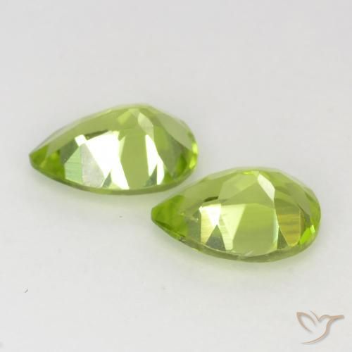 Peridot Gemstones in 6 x 4 mm (calibrated) Size for Sale, Peridot Stones in Medium Green Color