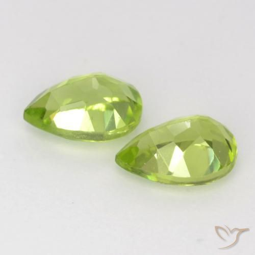 Peridot Gemstones in 6 x 4 mm (calibrated) Size for Sale, Peridot Stones in Light Lively Green Color