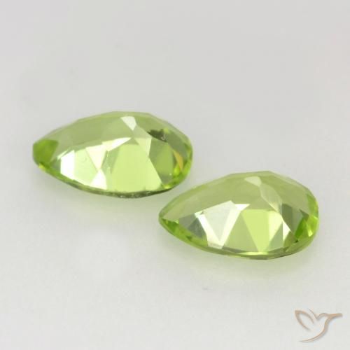 Peridot Gemstones in 6 x 4 mm (calibrated) Size for Sale, Peridot Stones in Light Lively Green Color
