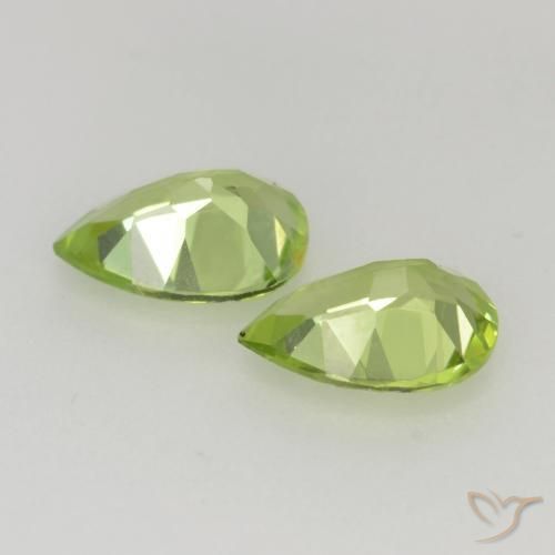 Peridot Gemstones in 6 x 4 mm (calibrated) Size for Sale, Peridot Stones in Light Lively Green Color