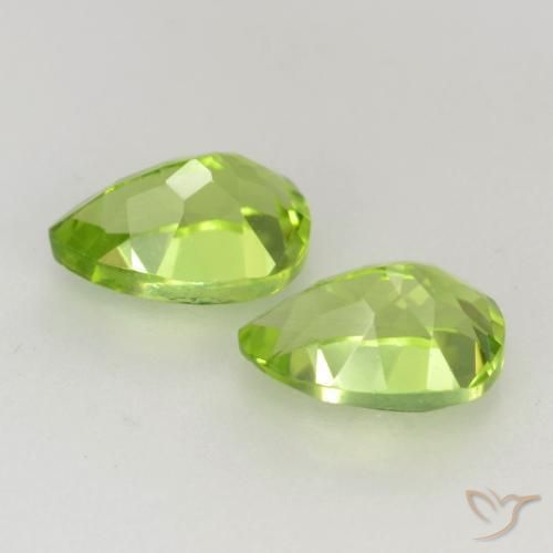 Peridot Gemstones in 6 x 4 mm (calibrated) Size for Sale, Peridot Stones in Light Lively Green Color