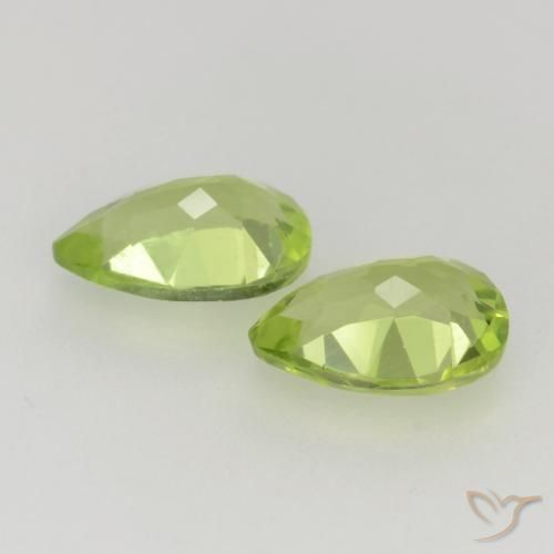 Peridot Gemstones in 6 x 4 mm (calibrated) Size for Sale, Peridot Stones in Light Lively Green Color
