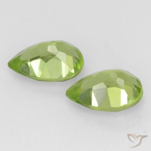 Peridot Gemstones in 6 x 4 mm (calibrated) Size for Sale, Peridot Stones in Light Lively Green Color