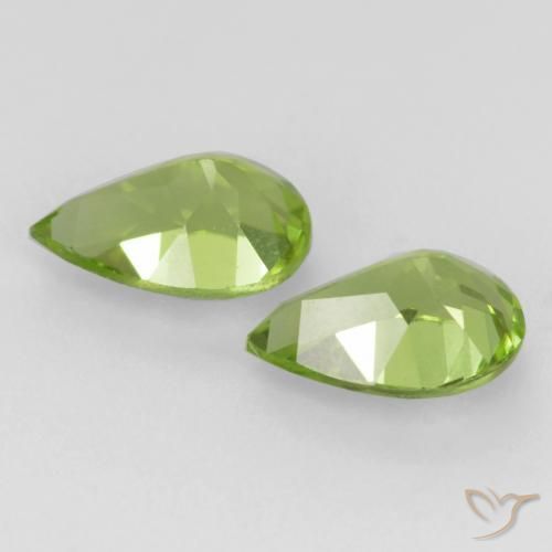 Peridot Gemstones in 6 x 4 mm (calibrated) Size for Sale, Peridot Stones in Light Lively Green Color