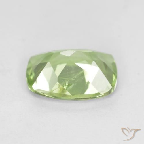 Peridot Gemstone in 8 x 6 mm (calibrated) Size for Sale, Peridot Stone in Pale Pear Green Color