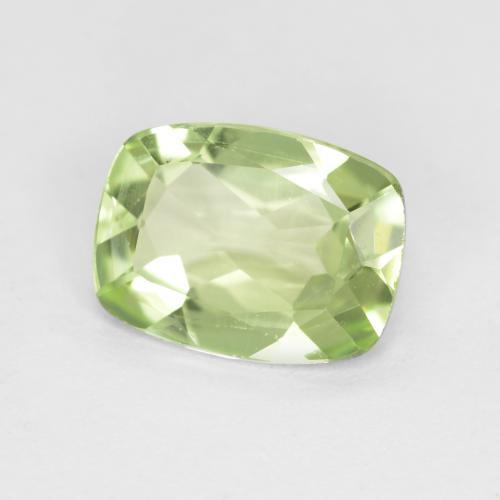 1.04 ct Green Peridot Stone, Natural Peridot in Cushion-Cut Shape for Sale