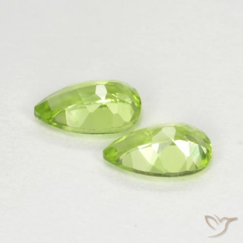 Peridot Gemstones in 6 x 4 mm (calibrated) Size for Sale, Peridot Stones in Light Lively Green Color