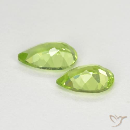 Peridot Gemstones in 6 x 4 mm (calibrated) Size for Sale, Peridot Stones in Light Lively Green Color