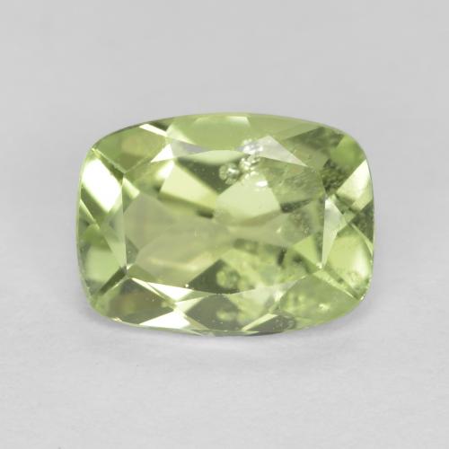 Light Yellow Green Peridot Edelstein - 1.1ct Kissenschliff (ID: 554868)