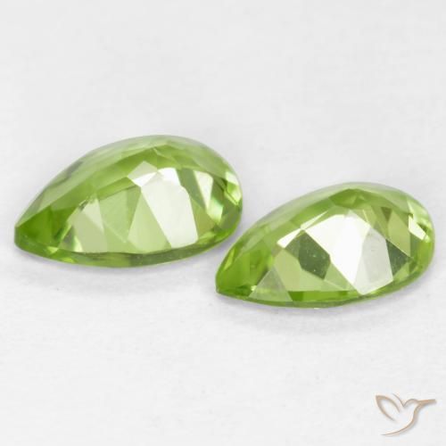 Peridot Gemstones in 6 x 4 mm (calibrated) Size for Sale, Peridot Stones in Light Lively Green Color
