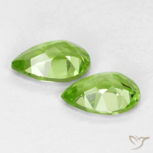Peridot Gemstones in 6 x 4 mm (calibrated) Size for Sale, Peridot Stones in Light Lively Green Color