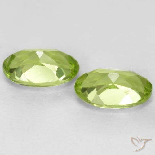 Peridot Gemstones in 6 x 4 mm (calibrated) Size for Sale, Peridot Stones in Light Lively Green Color