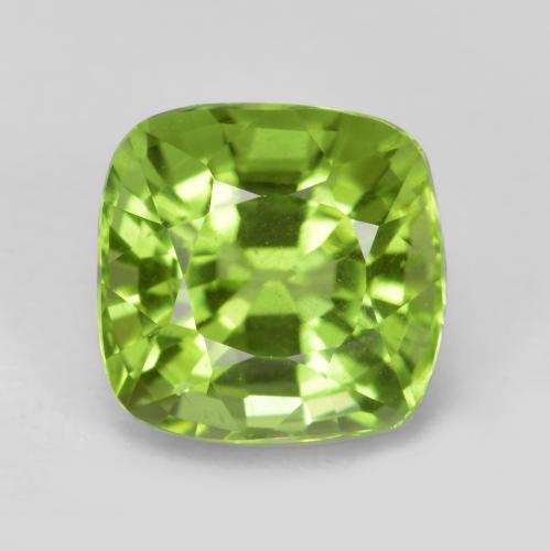 黄绿色 橄榄石 Gem - 1.9ct 垫型切割 (ID: 556760)