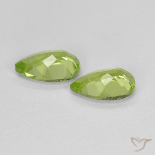 Peridot Gemstones in 6 x 4 mm (calibrated) Size for Sale, Peridot Stones in Medium Green Color