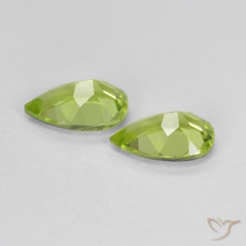 Peridot Gemstones in 6 x 4 mm (calibrated) Size for Sale, Peridot Stones in Medium Green Color
