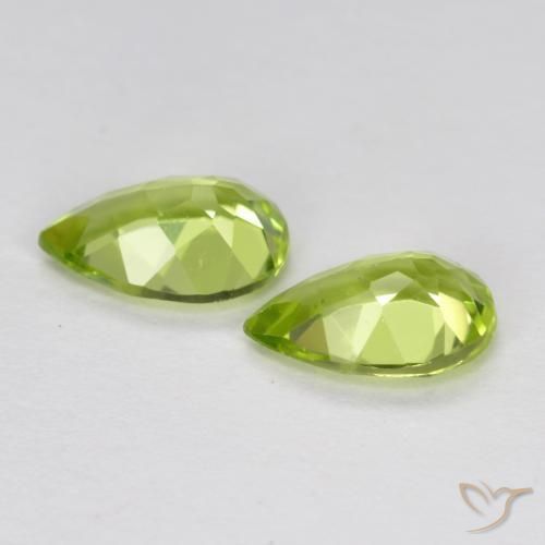 Peridot Gemstones in 6 x 4 mm (calibrated) Size for Sale, Peridot Stones in Medium Green Color