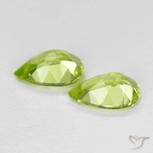 Peridot Gemstones in 6 x 4 mm (calibrated) Size for Sale, Peridot Stones in Light Lively Green Color