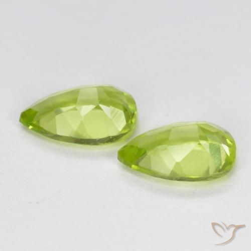 Peridot Gemstones in 6 x 4 mm (calibrated) Size for Sale, Peridot Stones in Medium Green Color