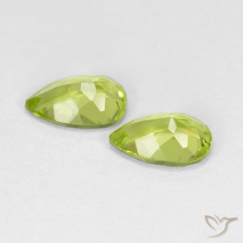 Peridot Gemstones in 6 x 4 mm (calibrated) Size for Sale, Peridot Stones in Medium Green Color