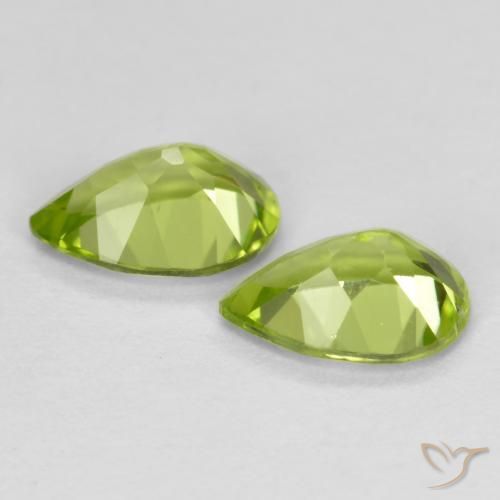 Peridot Gemstones in 6 x 4 mm (calibrated) Size for Sale, Peridot Stones in Medium Green Color