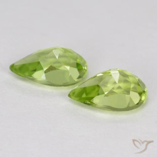 Peridot Gemstones in 6 x 4 mm (calibrated) Size for Sale, Peridot Stones in Light Lively Green Color