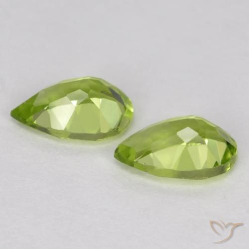Peridot Gemstones in 6 x 4 mm (calibrated) Size for Sale, Peridot Stones in Medium Green Color