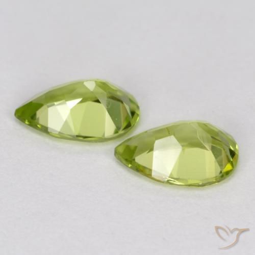 Peridot Gemstones in 6 x 4 mm (calibrated) Size for Sale, Peridot Stones in Medium Green Color