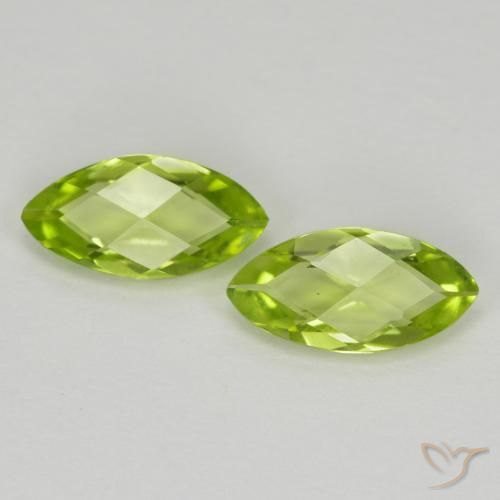1.04ctw Natural Lively Green Peridot, Marquise, VVS-VS