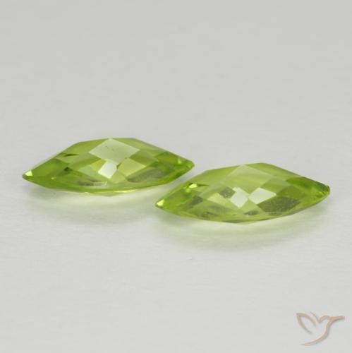 Peridot Gemstones in 8.1 x 4 mm Size for Sale, Peridot Stones in Lively Green Color