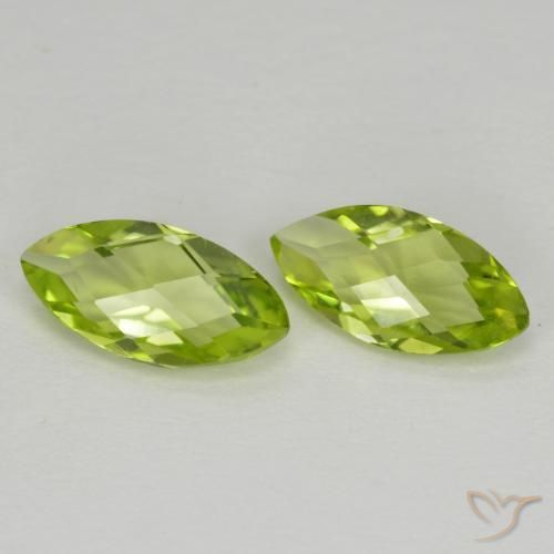 1.06ctw Natural Lively Green Peridot, Marquise, VVS-VS
