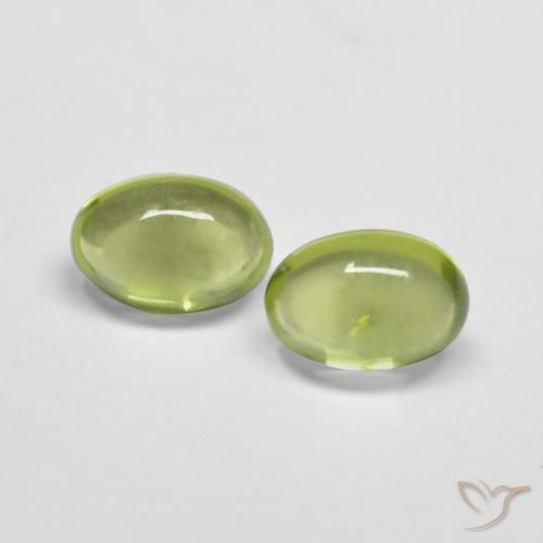 1.12 ct Oval Peridot, 6.1 x 4.2 mm From China, Photo A