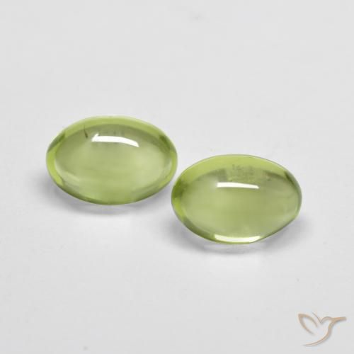 1.06 ct Oval Peridot, 6.1 x 4.2 mm From China, Photo A