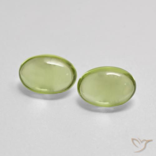 0.95 ct Oval Peridot, 6.1 x 4.2 mm From China, Photo A