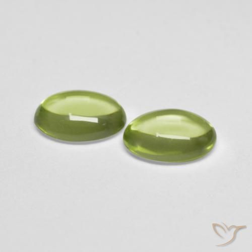 Peridot Gemstones in 6 x 4 mm (calibrated) Size for Sale, Peridot Stones in Warm Green Color