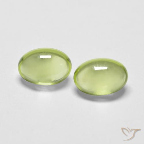 1.16 ct Oval Peridot, 6.1 x 4.2 mm From China, Photo A